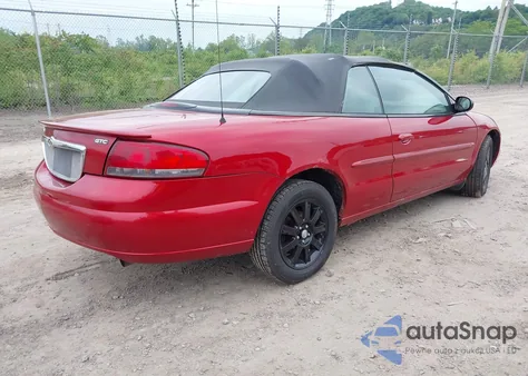 2004 Chrysler Sebring Gtc из США, поврежденный, VIN 1C3EL75R44N172753